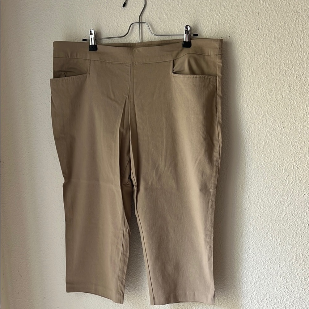 Tan Cropped Pants